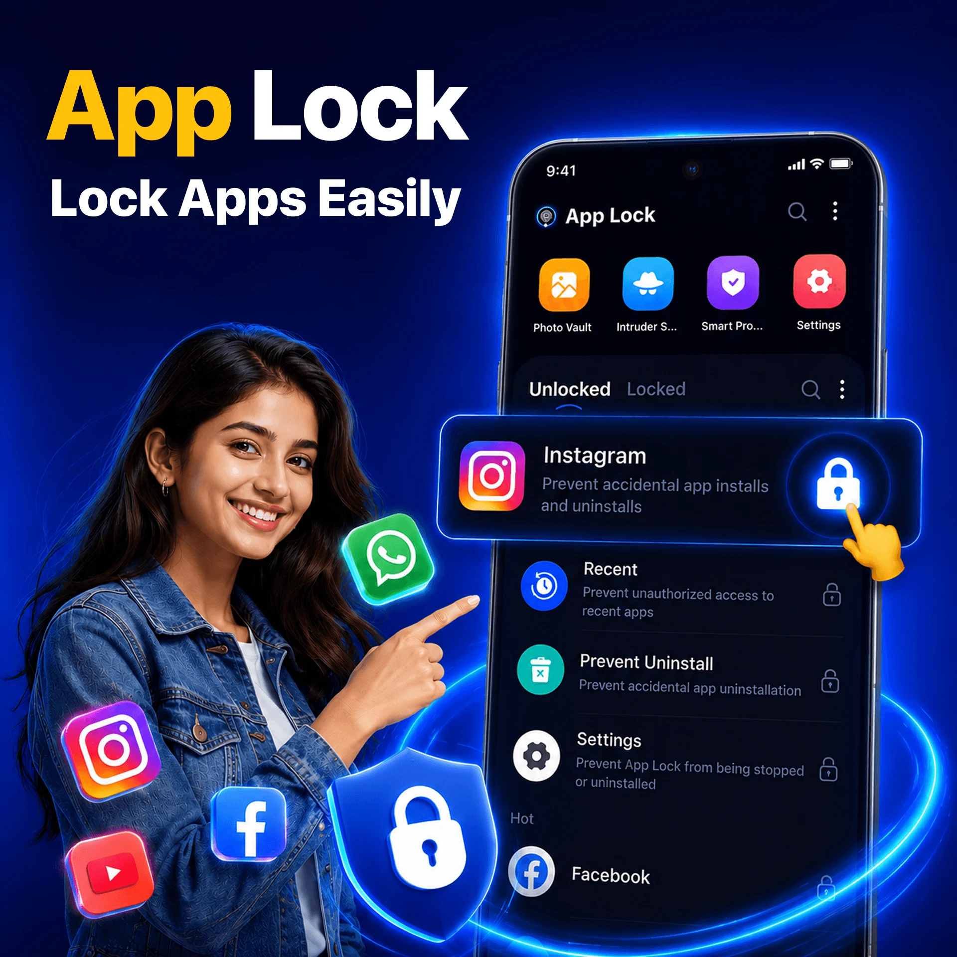 App Lock - AppLock Fingerprint screenshot