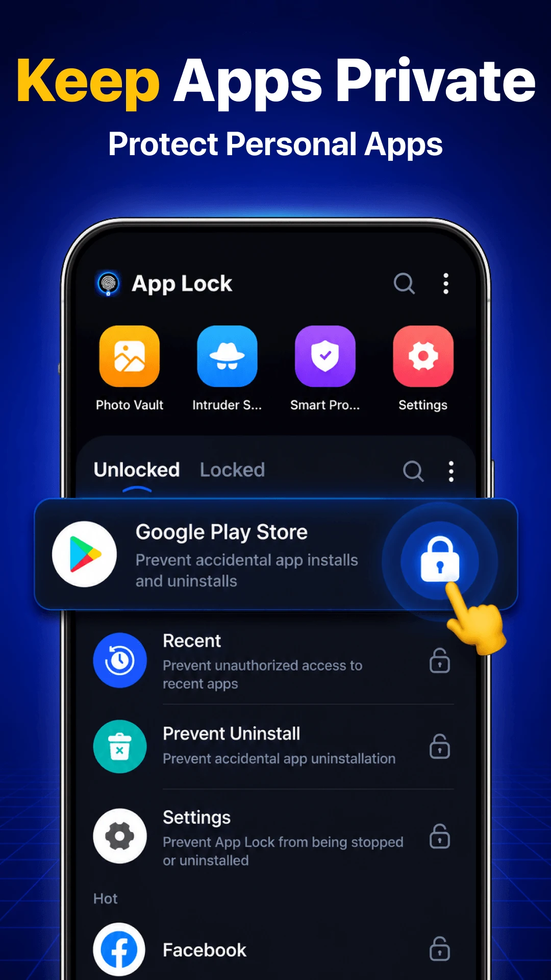App Lock - AppLock Fingerprint screenshot